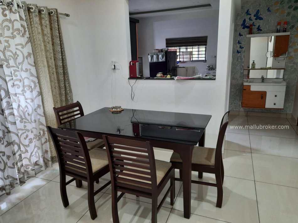 3BHK fully furnished house for rent in ponnekara,edappaly @30k